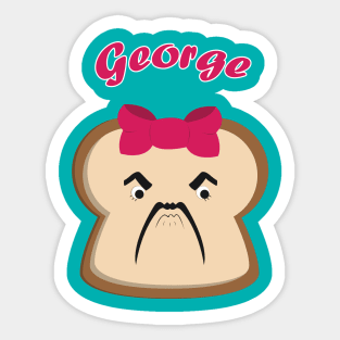 Bread George Sticker